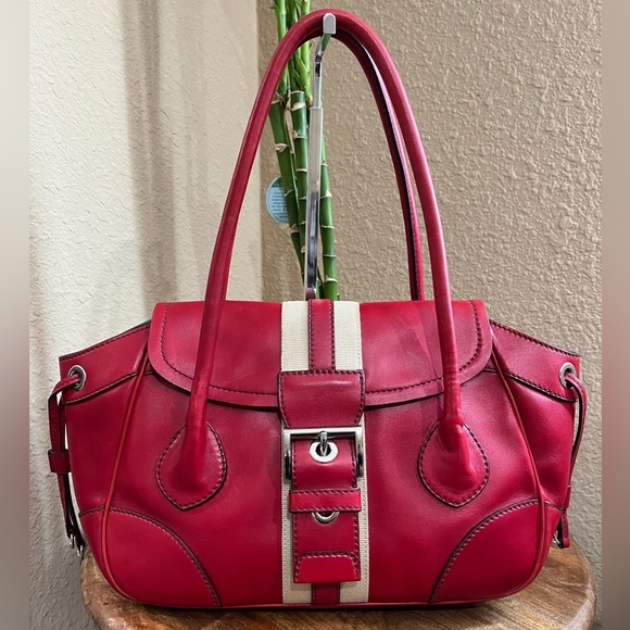 Prada Handbags - PRADA VITELLO STRIPE